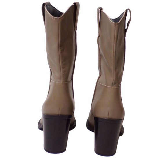 🆕FRANCO SARTO Valor Square Toe Mid-Calf Boot 7 Gray - Picture 6 of 13